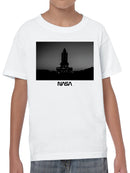 Officially Licensed Nasa Space Shuttle at Dawn Silhouette Youth's T-shirt