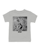 Officially Licensed Nasa Moon Landing Footprint Monument Youth's T-shirt