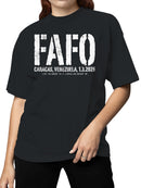 FAFO Caracas Venezuela 1.3.2026 Women's T-shirt