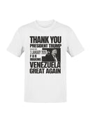 Thank You Trump Venezuela 2026 Men's T-shirt