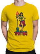 Tropical Tiki Vibes Design Men's T-shirt