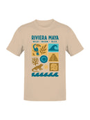 Riviera Maya Adventure Icons Men's T-shirt