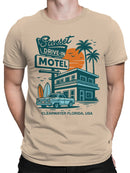 Retro Sunset Drive-In Motel Art Men's T-shirt