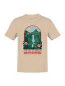 Mauritius Waterfall Paradise Art Men's T-shirt