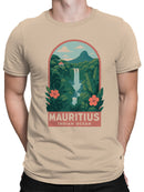 Mauritius Waterfall Paradise Art Men's T-shirt