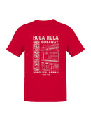 Hula Hula Hideaway Honolulu Art Men's T-shirt