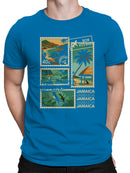 Vintage Jamaica Postage Stamp Art Men's T-shirt