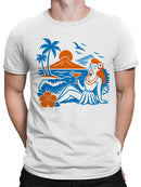 Retro Island Paradise Vibes Men's T-shirt