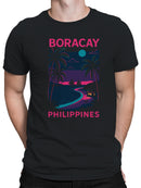Boracay Nightscape Art Design Men's T-shirt