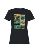 Vintage Jamaica Postage Stamp Art Women's T-shirt