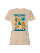 Riviera Maya Adventure Icons Women's T-shirt