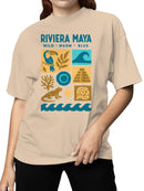 Riviera Maya Adventure Icons Women's T-shirt