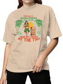 Aloha Hawaii Tiki Club Design Women's T-shirt