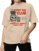 Tipsy Tiki Club Honolulu Art Women's T-shirt