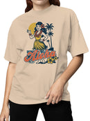 Aloha Hawaiian Hula Greeting Women's T-shirt