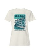 San Juan Caribbean Coastline Art Women's T-shirt