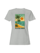 Fiji Islands Sunset Beach Art Women's T-shirt