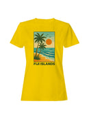 Fiji Islands Sunset Beach Art Women's T-shirt