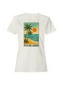 Fiji Islands Sunset Beach Art Women's T-shirt