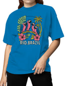 Tropical Parrots of Rio, Brazil Women's T-shirt