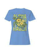 Aloha Hawaii Turtle Design Women's T-shirt