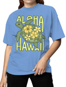 Aloha Hawaii Turtle Design Women's T-shirt