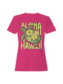 Aloha Hawaii Turtle Design Women's T-shirt