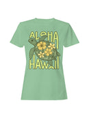 Aloha Hawaii Turtle Design Women's T-shirt