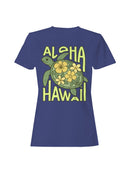Aloha Hawaii Turtle Design Women's T-shirt