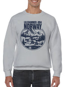 Lillehammer Norway Scenic Design Men's Sweatshirt