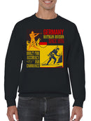 Germany Biathlon Division Design Men's Sweatshirt
