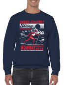 Norway Cross-Country Skiing Speed Men's Sweatshirt