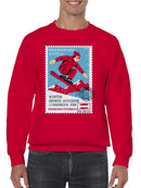 Snowboarding Austria 2006 Stamp Men's Sweatshirt