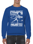 Finland Cross-Country Skiing Speed Men's Sweatshirt