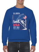 USA Ski Jumping 1924 Heritage Men's Sweatshirt