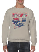 USA Bobsleigh Speed Unit Graphic Men's Sweatshirt