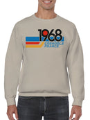 1968 Grenoble France Retro Design Men's Sweatshirt