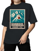 Vintage Garmisch-Partenkirchen Cable Car Women's T-shirt