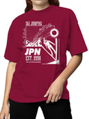 Vintage Ski Jumping Japan 1998 Women's T-shirt