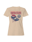 USA Bobsleigh Speed Unit Graphic Women's T-shirt