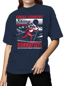Norway Cross-Country Skiing Speed Women's T-shirt