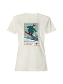 Vintage Japan Snowboarding Stamp Women's T-shirt