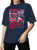 Norway Curling Club Pride Design Women's T-shirt