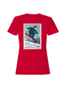 Snowboarding Canada Stamp Design Women's T-shirt