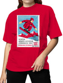Snowboarding Austria 2006 Stamp Women's T-shirt