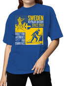 Sweden Biathlon Division Art Women's T-shirt