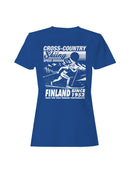Finland Cross-Country Skiing Speed Women's T-shirt