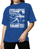Finland Cross-Country Skiing Speed Women's T-shirt