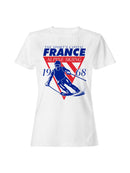 France 1968 Alpine Skiing Design Women's T-shirt