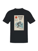 Sapporo 1972 Olympic Skiing Design Men's T-shirt